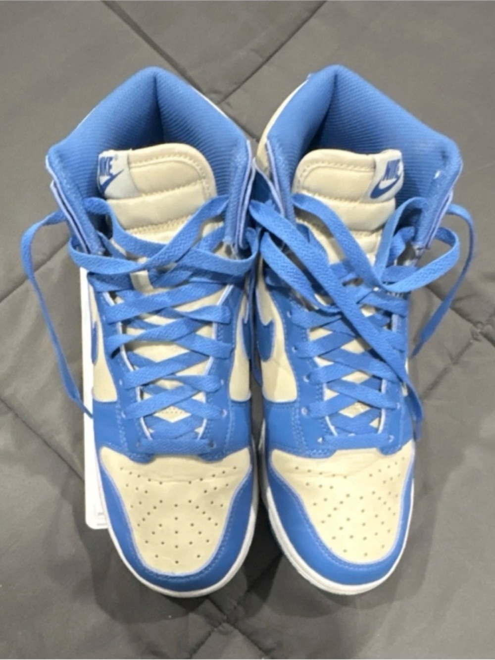 Nike High-Top Sneakers in Blue and White